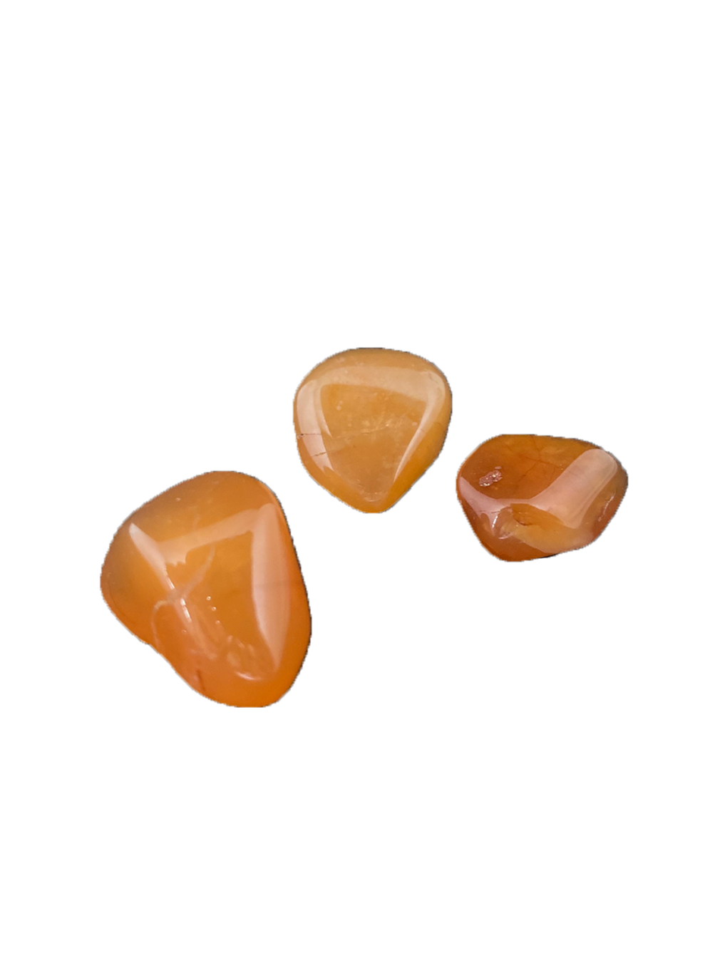 Carnelian tumbled stones