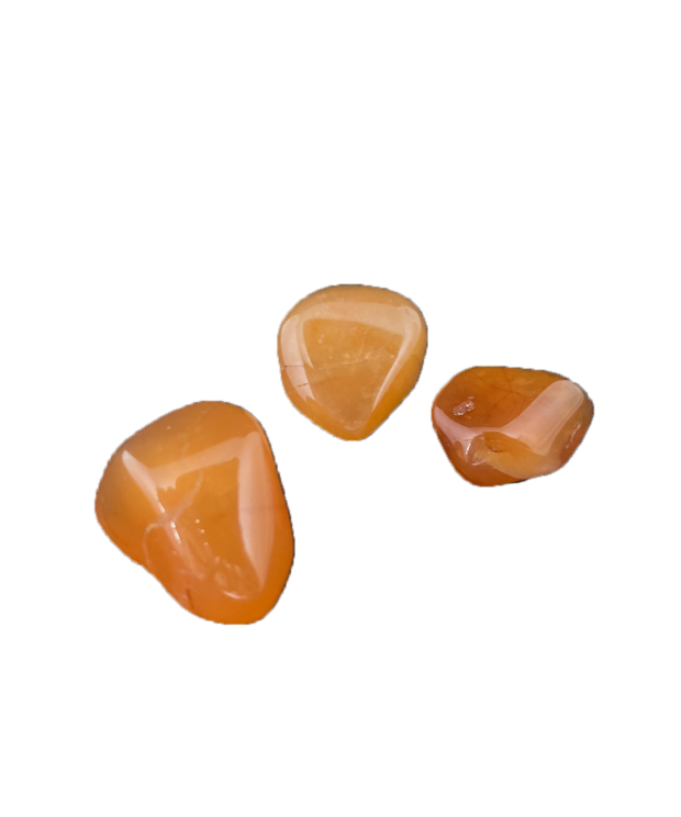 Carnelian tumbled stones