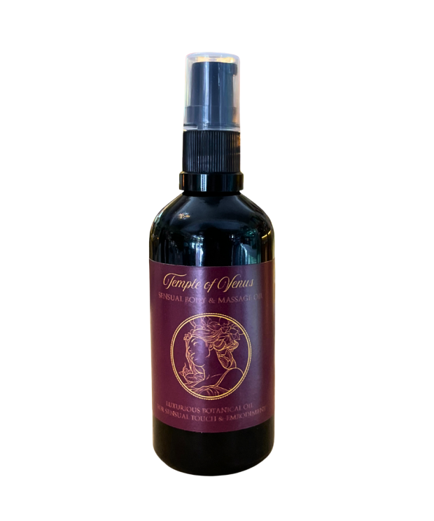 Temple of venus' sensual body and massage oil