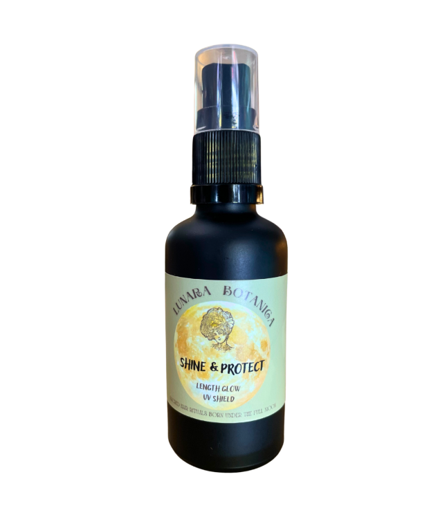 Lunara botanica shine and protect hair mist
