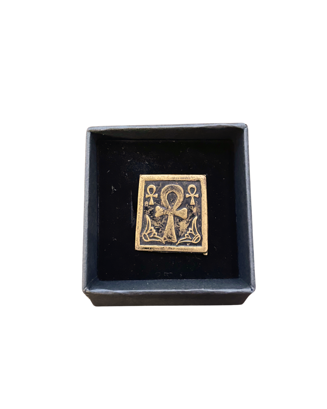 Ankh brass ring
