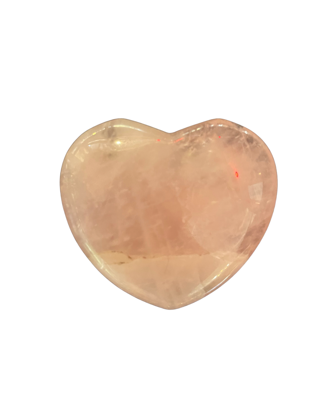 Rose quartz heart