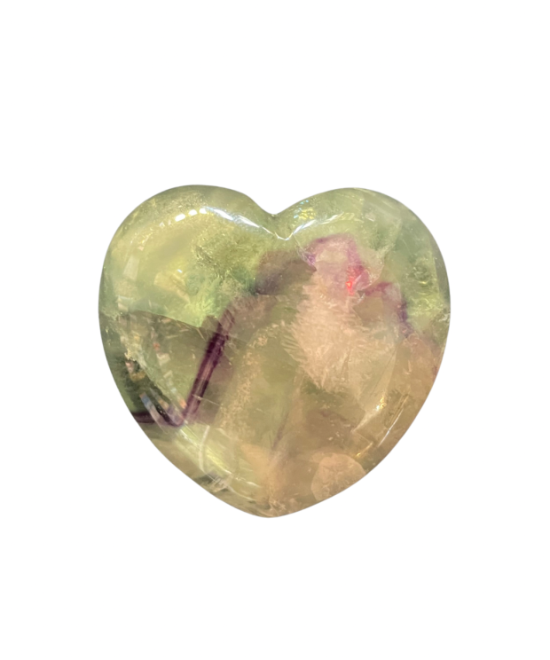 Fluorite heart