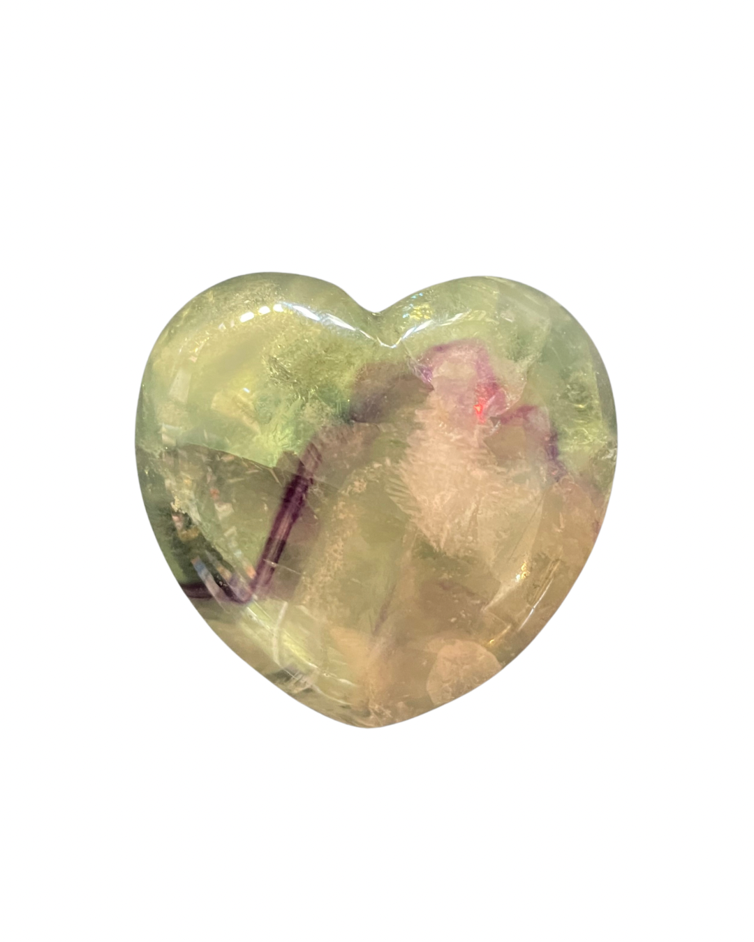 Fluorite heart
